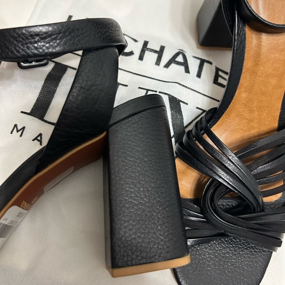 New Leather heels le chateau , luxe Brazil collection size 39 - Picture 5 of 7